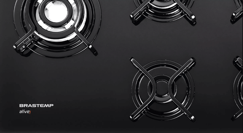 Cooktop Brastemp Ative! 5 bocas