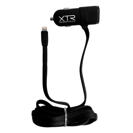 Cabo Carregador Veicular X-Trax 15M para Apple Preto