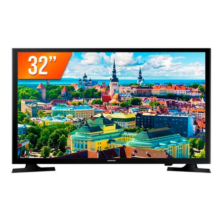 Menor preço em TV LED 32 Polegadas HD Samsung 32ND450 Conversor Digital Preta Bivolt