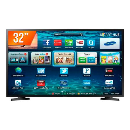 Menor preço em Smart TV 32 Polegadas Samsung LED HD LH32BENELGA/ZD Preta