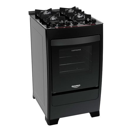 Fogão A Gás De Piso 4 Bocas Dako Supreme Glass Preto Bivolt é boa?