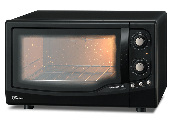 Forno Elétrico de Bancada Fischer Gourmet Grill com 44 Litros Preto