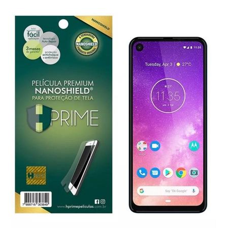 Pelicula HPrime Motorola One Vision NanoShield é boa?