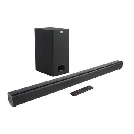 JBL Cinema SB130 Soundbar de 2.1 canais e Subwoofer Preto Bivolt Menor preço em JBL Cinema SB130 Soundbar de 2.1 canais e Subwoofer Preto Bivolt