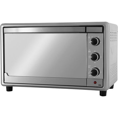 Forno Elétrico Philco PFE36I 36L 1600W Prata 220V Menor preço em Forno Elétrico Philco PFE36I 36L 1600W Prata 220V