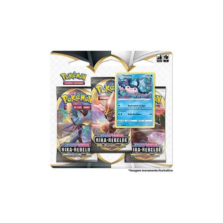 Deck Pokémon - Blister Triplo - Espada E Escudo - MANTINE 90781