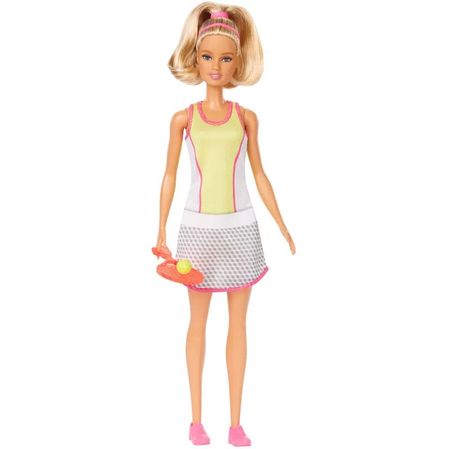 Boneca Barbie - Profissões - TENISTA LOIRA DVF50
