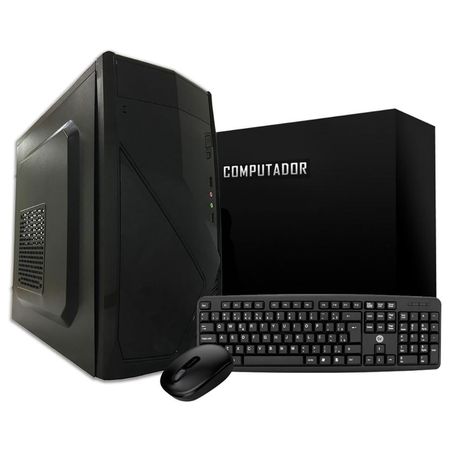 Computador BRX Intel Core i3 8GB SSD 120GB Windows 10 Preto Menor preço em Computador BRX Intel Core i3 8GB SSD 120GB Windows 10 Preto