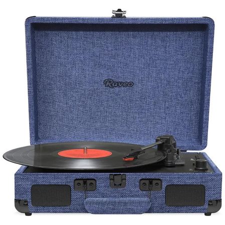 Vitrola Retrô Raveo Sonetto Onix Water, Toca Discos, USB, Bluetooth, Reproduz e Grava Vinil, Azul Bivolt Menor preço em Vitrola Retrô Raveo Sonetto Onix Water, Toca Discos, USB, Bluetooth, Reproduz e Grava Vinil, Azul Bivolt