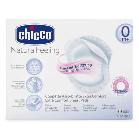 Discos Absorventes para Seios - Antibacteriano - Chicco CHIC84584