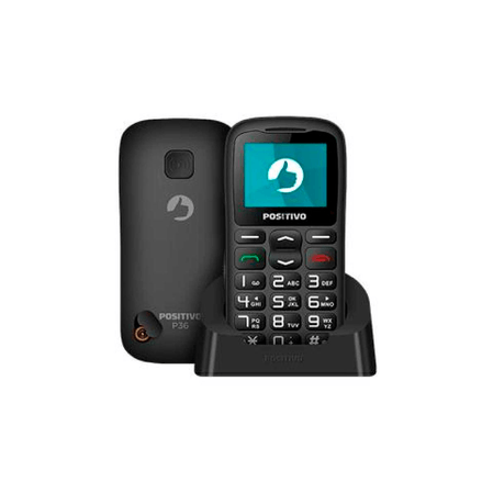 Produto Reembalado Celular Positivo P36 1.8 Polegadas 64Mb Armazenamento 128Mb Ram Preto Menor preço em Produto Reembalado Celular Positivo P36 1.8 Polegadas 64Mb Armazenamento 128Mb Ram Preto