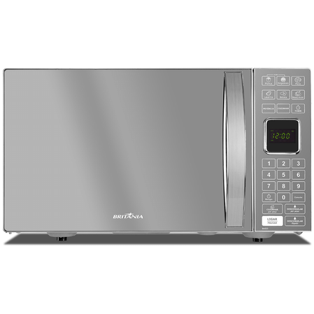 Micro-Ondas Britânia 25L BME25 Espelhado/Cinza/Branco 110V Menor preço em Micro-Ondas Britânia 25L BME25 Espelhado/Cinza/Branco 110V