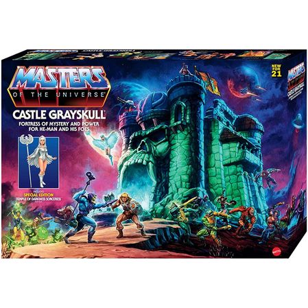 Playset e Mini Figura - Castelo de Grayskull - Caverna do Dragão Mattel