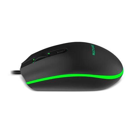 Mouse Gamer Multilaser 2400DPI Led Preto - MO298 - eletrum