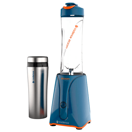 Liquidificador Cadence Blender Dupla Zoop Sport BLD750 600W Azul 110V Menor preço em Liquidificador Cadence Blender Dupla Zoop Sport BLD750 600W Azul 110V