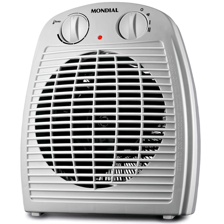 Reembalado Aquecedor de Ar Mondial A-08 2000W Cinza 220V Menor preço em Reembalado Aquecedor de Ar Mondial A-08 2000W Cinza 220V