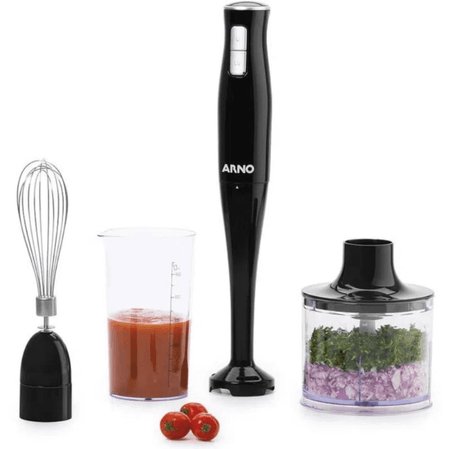 Reembalado Mixer TurboMix Arno Pro 3 em 1 Preto 110V Menor preço em Reembalado Mixer TurboMix Arno Pro 3 em 1 Preto 110V